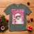 Pink Santa Retro Christmas T Shirt Blowing Bubble Pink Xmas Matching Family Group Party - Wonder Print Shop