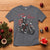 Girl Motorcycle Santa T Shirt Lady Biker Merry Christmas - Wonder Print Shop