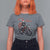 Girl Motorcycle Santa T Shirt For Women Lady Biker Merry Christmas - Wonder Print Shop
