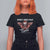 Motorcycle Biker Santa T Shirt For Women Merry Christmas Skull Xmas - Wonder Print Shop