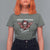 Motorcycle Biker Santa T Shirt For Women Merry Christmas Skull Xmas - Wonder Print Shop