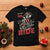 Funny Biker Christmas T Shirt Oh What Fun It Is To Ride Santa Riding On A Motorcycle - Wonder Print Shop