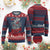 Funny Biker Ugly Christmas Sweater Oh What Fun It Is To Ride Santa Riding On A Motorcycle - Wonder Print Shop