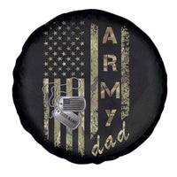 Personalized Vintage U.S. Army Dad Spare Tire Cover Custom Name Tag Proud Military Family Member Soldier Graduation