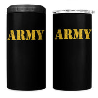 Army 4 in 1 Can Cooler Tumbler Military Training PT Exercise Workout Gear Veterans Service