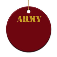 Army Ceramic Ornament Military Training PT Exercise Workout Gear Veterans Service