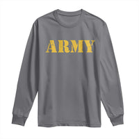 Army Long Sleeve Shirt Military Training PT Exercise Workout Gear Veterans Service