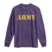 Army Long Sleeve Shirt Military Training PT Exercise Workout Gear Veterans Service