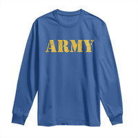 Army Long Sleeve Shirt Military Training PT Exercise Workout Gear Veterans Service