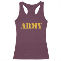 Army Racerback Tank Top Military Training PT Exercise Workout Gear Veterans Service
