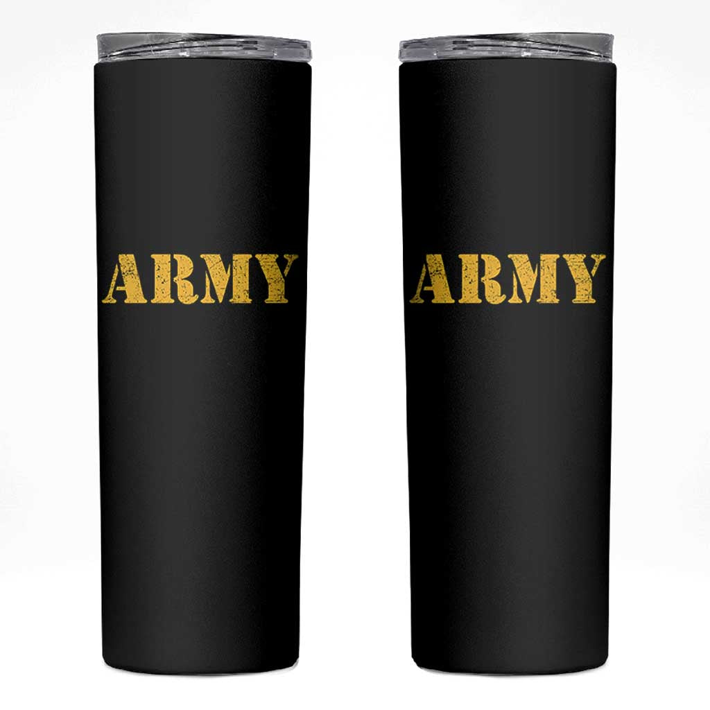 Army Skinny Tumbler Military Training PT Exercise Workout Gear Veterans Service