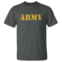 Army T Shirt Military Training PT Exercise Workout Gear Veterans Service