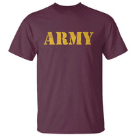 Army T Shirt Military Training PT Exercise Workout Gear Veterans Service