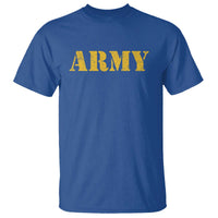 Army T Shirt Military Training PT Exercise Workout Gear Veterans Service