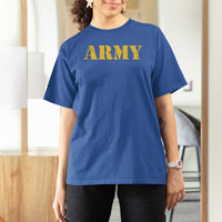 Army T Shirt For Women Military Training PT Exercise Workout Gear Veterans Service