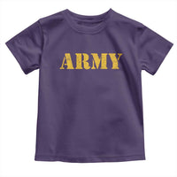 Army Toddler T Shirt Military Training PT Exercise Workout Gear Veterans Service