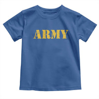 Army Toddler T Shirt Military Training PT Exercise Workout Gear Veterans Service