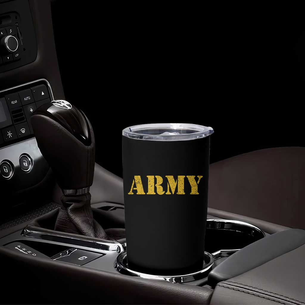 Army Tumbler Cup Military Training PT Exercise Workout Gear Veterans Service