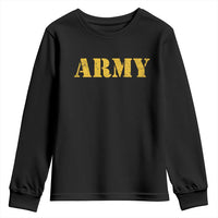Army Youth Sweatshirt Military Training PT Exercise Workout Gear Veterans Service