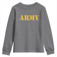 Army Youth Sweatshirt Military Training PT Exercise Workout Gear Veterans Service