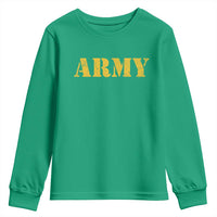 Army Youth Sweatshirt Military Training PT Exercise Workout Gear Veterans Service