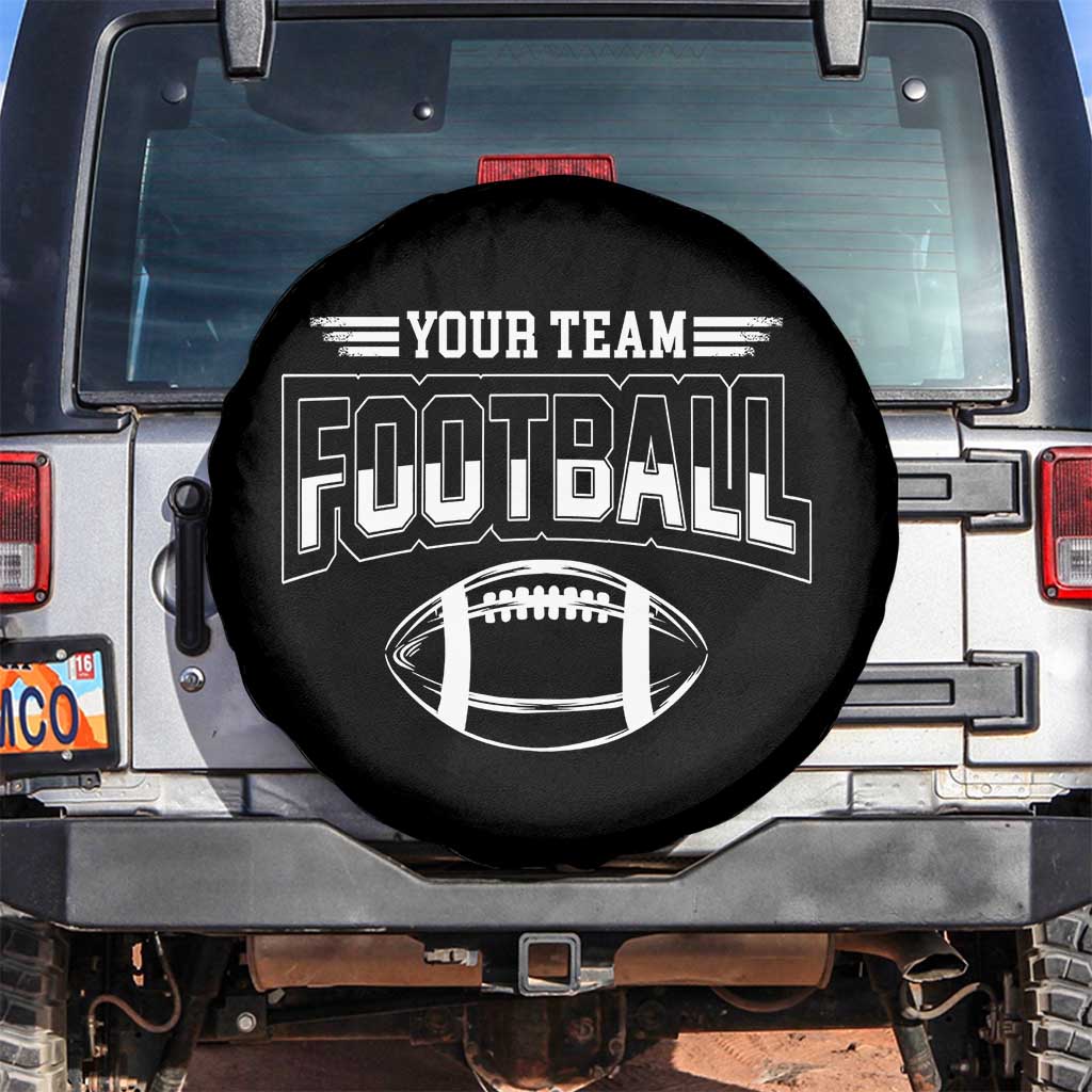 Custom Football Team Name Spare Tire Cover Personalized Game Day Mom High School Cheer Mom - Wonder Print Shop