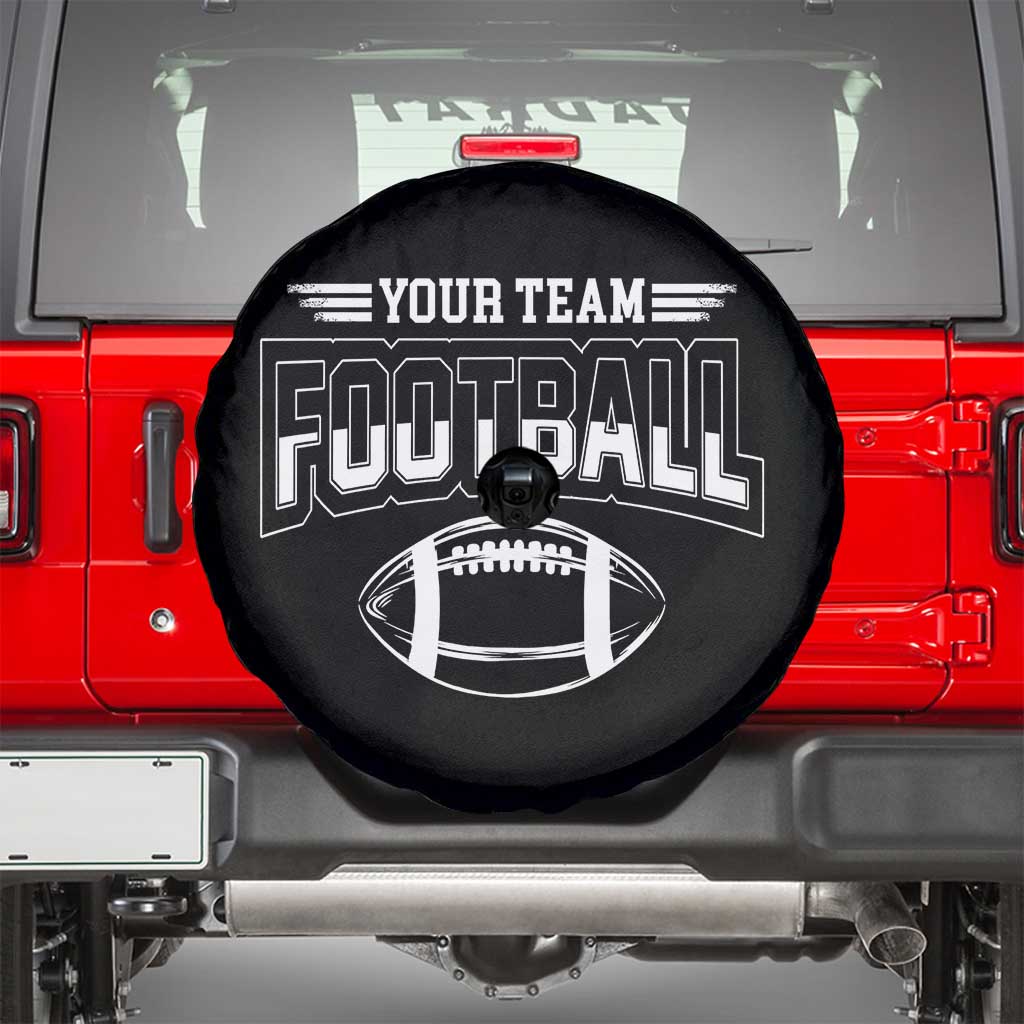 Custom Football Team Name Spare Tire Cover Personalized Game Day Mom High School Cheer Mom - Wonder Print Shop