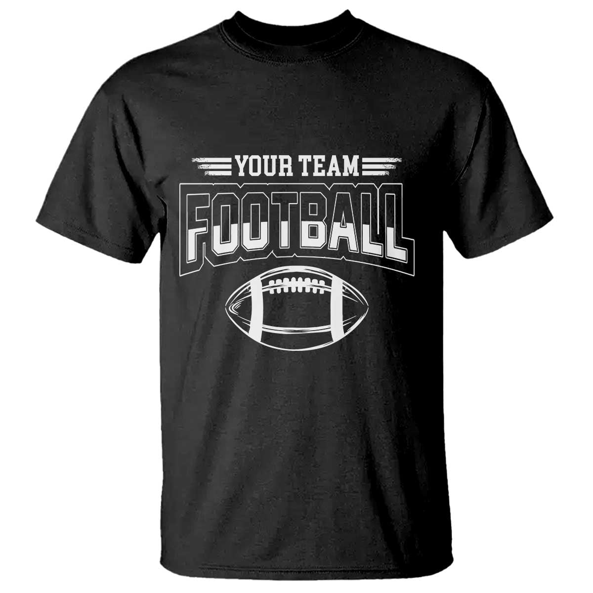 Custom Football Team Name T Shirt Personalized Game Day Mom High School Cheer Mom - Wonder Print Shop