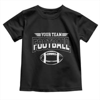 Custom Football Team Name Toddler T Shirt Personalized Game Day Mom High School Cheer Mom - Wonder Print Shop