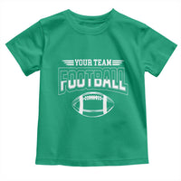 Custom Football Team Name Toddler T Shirt Personalized Game Day Mom High School Cheer Mom - Wonder Print Shop