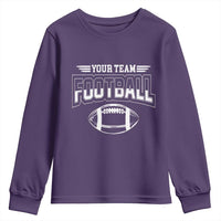 Custom Football Team Name Youth Sweatshirt Personalized Game Day Mom High School Cheer Mom - Wonder Print Shop