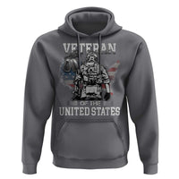 Personalized Veteran Of The United States Hoodie Custom Name Tag Memorial Independence Day Gift For Veterans American Flag