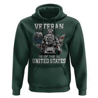 Personalized Veteran Of The United States Hoodie Custom Name Tag Memorial Independence Day Gift For Veterans American Flag