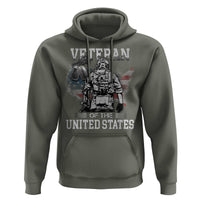 Personalized Veteran Of The United States Hoodie Custom Name Tag Memorial Independence Day Gift For Veterans American Flag