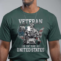 Personalized Veteran Flag T Shirt Custom Name Tag U.S. Army TS10