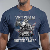 Personalized Veteran Flag T Shirt Custom Name Tag U.S. Army TS10