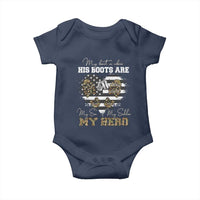 Personalized Army Mom Baby Onesie Custom Name Proud Military Family US Flag