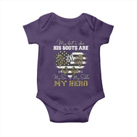 Personalized Army Mom Baby Onesie Custom Name Proud Military Family US Flag
