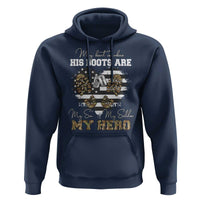 Personalized Army Mom Hoodie Custom Name Proud Military Family US Flag