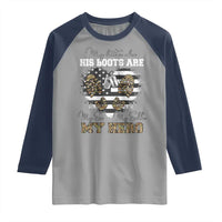 Personalized Army Mom Raglan Shirt Custom Name Proud Military Family US Flag