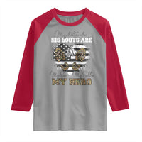 Personalized Army Mom Raglan Shirt Custom Name Proud Military Family US Flag