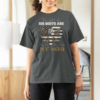 Personalized Army Mom T Shirt For Women Custom Name Proud Military Family US Flag
