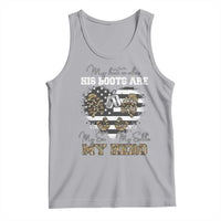 Personalized Army Mom Tank Top Custom Name Proud Military Family US Flag
