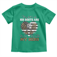 Personalized Army Mom Toddler T Shirt Custom Name Proud Military Family US Flag