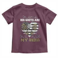Personalized Army Mom Toddler T Shirt Custom Name Proud Military Family US Flag