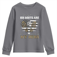 Personalized Army Mom Youth Sweatshirt Custom Name Proud Military Family US Flag