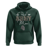Personalized Army Family Hoodie Custom Name Tag Proud Army Mom Military Camo
