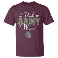 Personalized Army Family T Shirt Custom Name Tag Proud Army Mom Military Camo - Wonder Print Shop