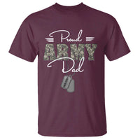 Personalized Army Family T Shirt Custom Name Tag Proud Army Dad Military Camo - Wonder Print Shop
