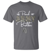 Personalized Army Family T Shirt Custom Name Tag Proud Army Brother Military Camo - Wonder Print Shop